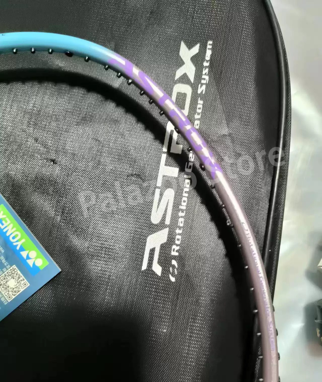 ไม้แบดมินตัน YONEX ASTROX 77 PRO สีฟ้าลายพิเศษพร้อมลายเซ็น Huang ...