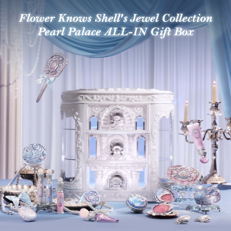 เซตเครื่องสําอาง Flower Knows Shells Jewel Collection ชุดของขวัญทั้งหมด ...