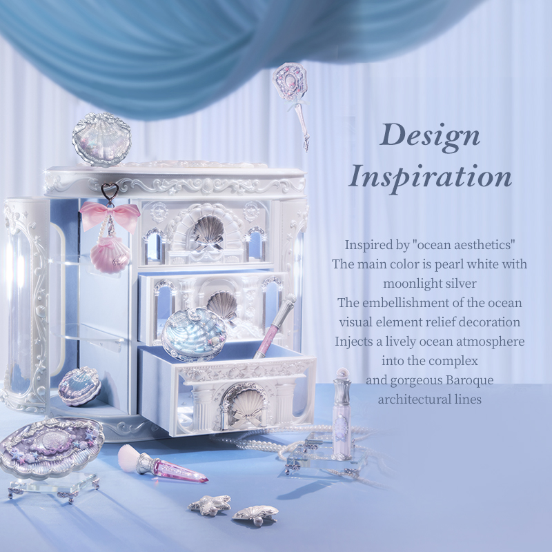 เซตเครื่องสําอาง Flower Knows Shells Jewel Collection ชุดของขวัญทั้งหมด ...