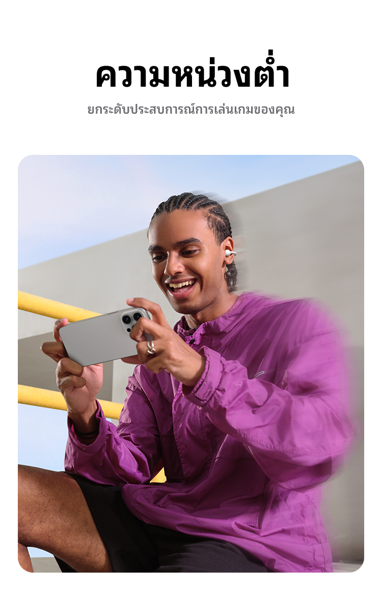 UGREEN Clipbuds Magic หูฟังบลูทูธคลิปหนีบ หน้าจอสัมผัสอัจฉริยะ Bluetooth 5.4 ความหน่วงต่ำ ใช้งานได้นาน 30 ชั่วโมง กันน้ำระดับ IPX5