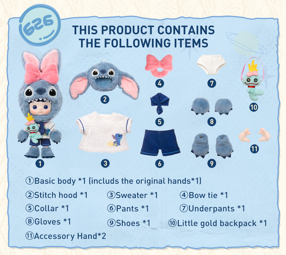 POP MART HACIPUPU STITCH 1/8 Action Figure | Shopee Thailand