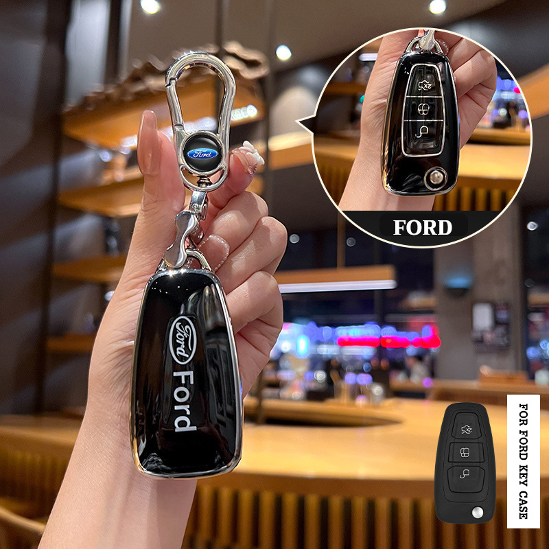 ที่หุ้มกุญแจรถ TPU สําหรับ Ford Ranger/Everest key Case Keyless Smart ...
