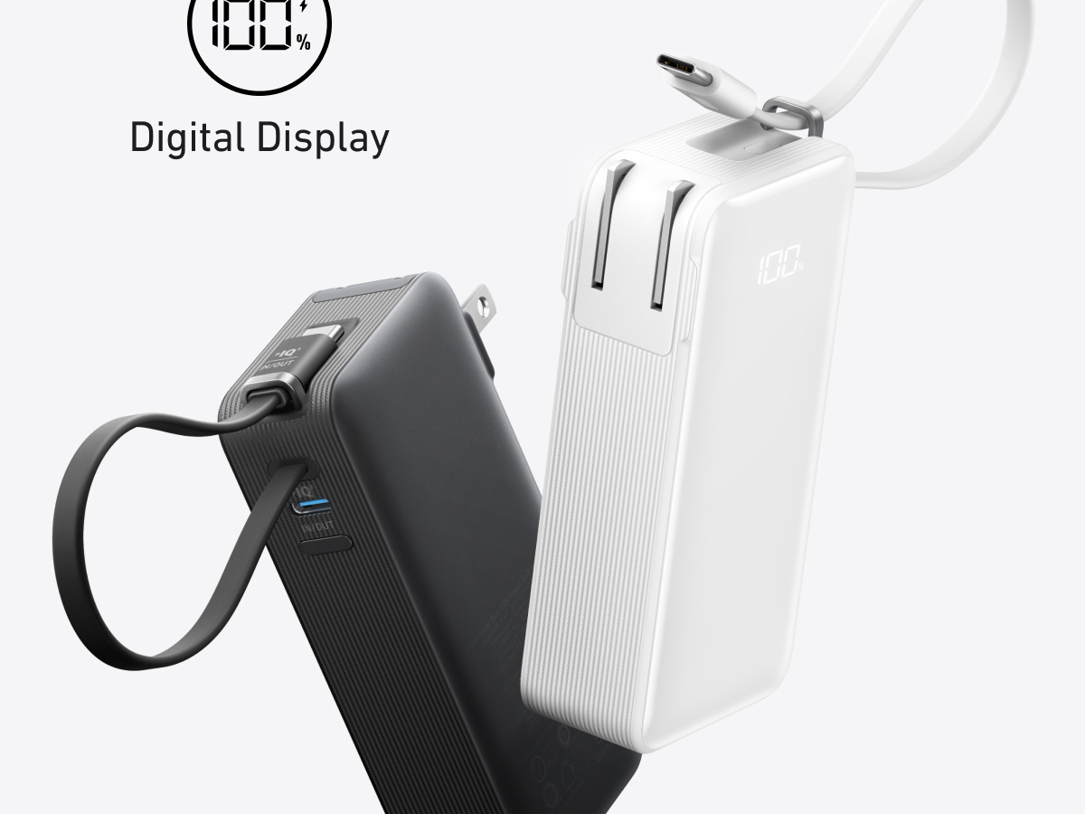 Ankee 30W 10,000mAh Power Bank, เครื่องชาร์จแบบพกพา 3 ใน 1 พร้อมสาย USB ...