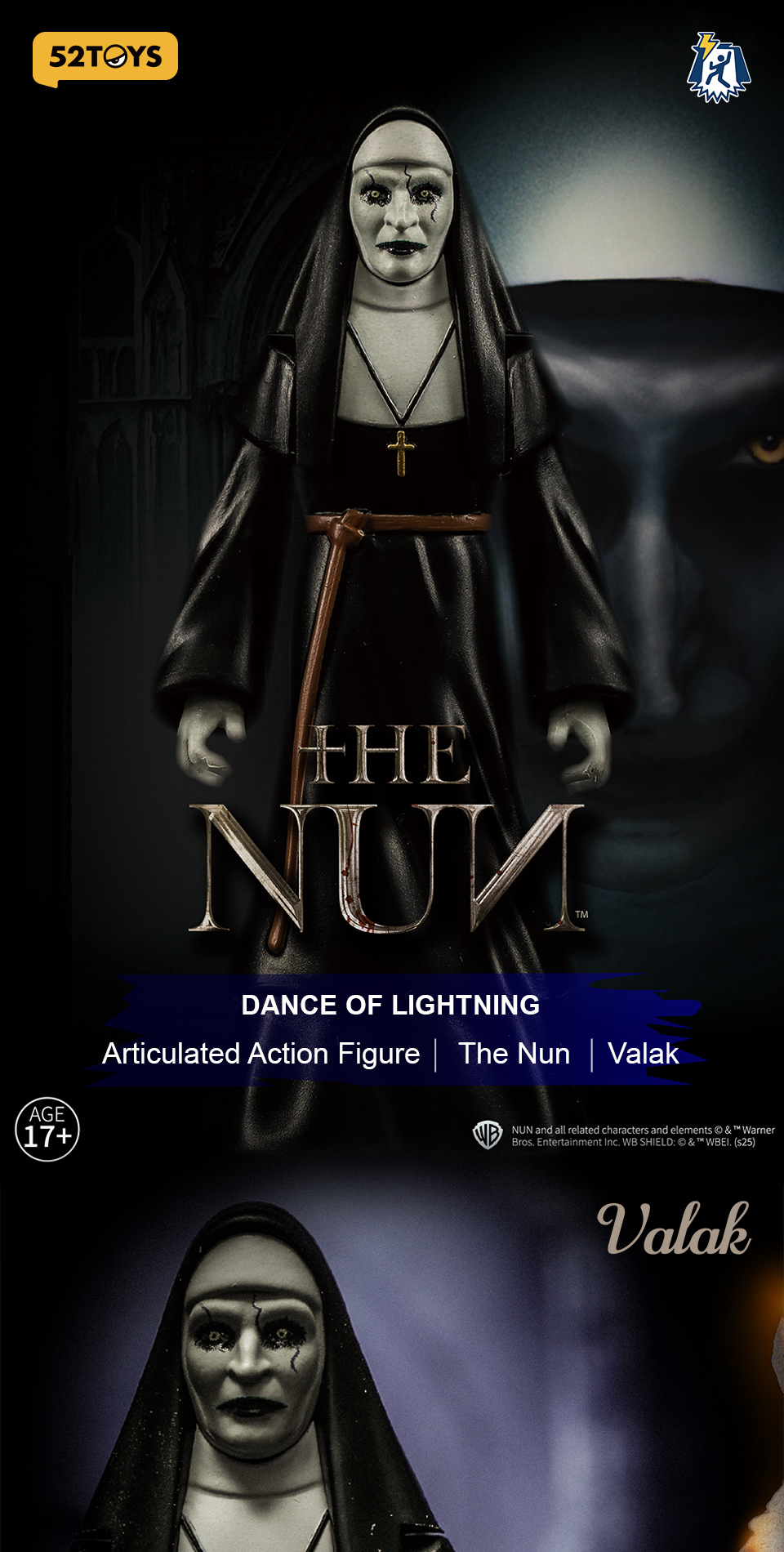 52TOYS NUN-Valak 3.75inch Action Figure | Shopee Thailand