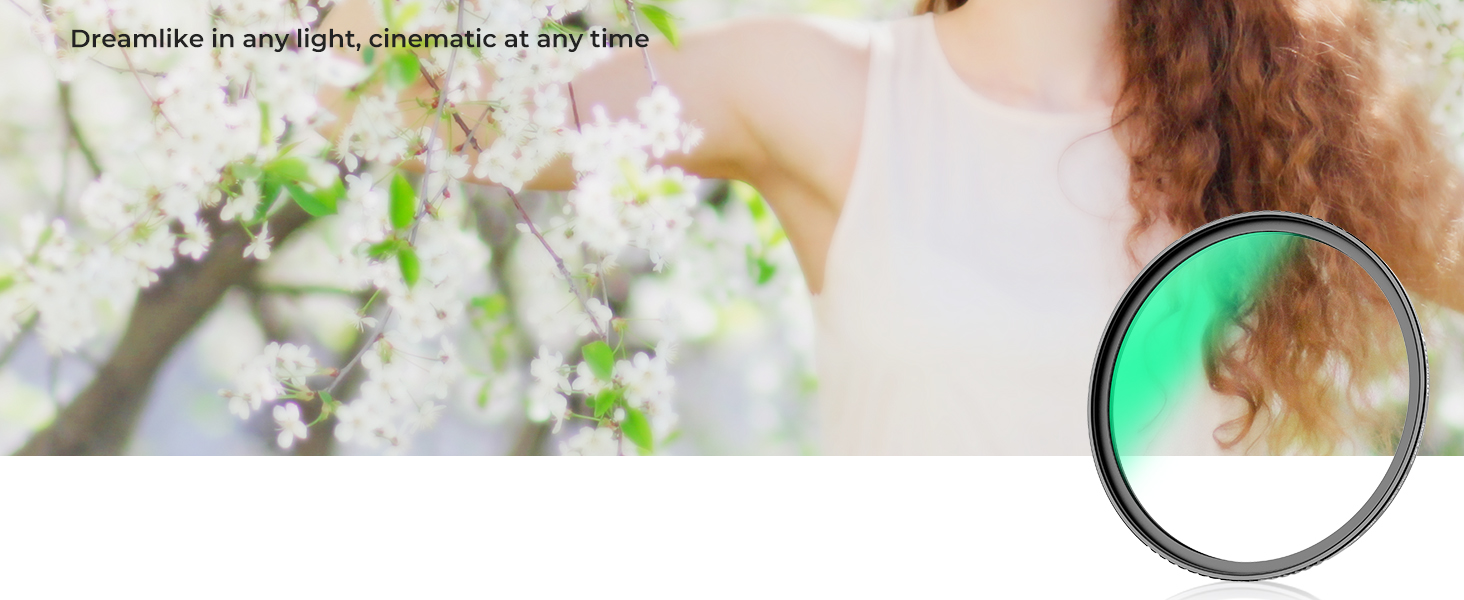 Kính Lọc K&F Concept A-Series HD Black Mist Diffusion 1/4 67mm| Black Mist | Kính Lọc K&F