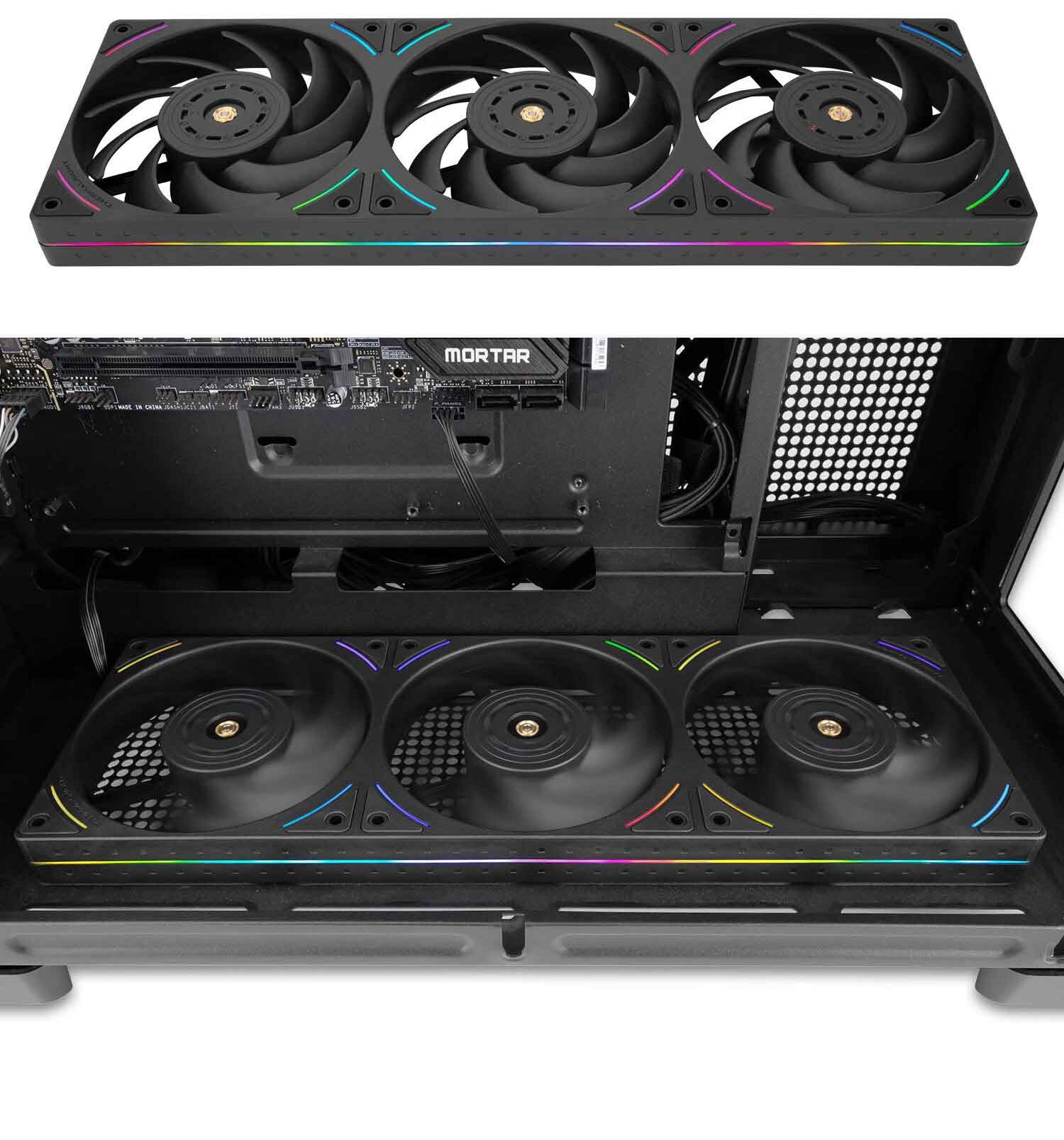 Thermalright TL-UB36 พัดลมระบายความร้อนแชสซีแถวแบบบูรณาการ,360x120x25mm ...