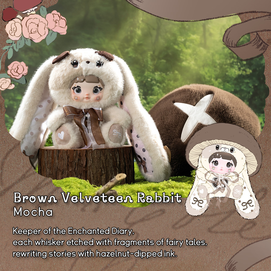 FUNCINATING x Nommi 400% เห็ดหมวก Series Mushroom กล่องตาบอด