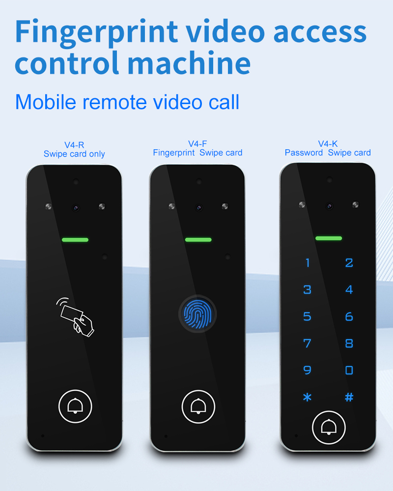 Video Intercom Access Control Keypad Visual Doorbell Tuya สมาร์ท WiFi ...