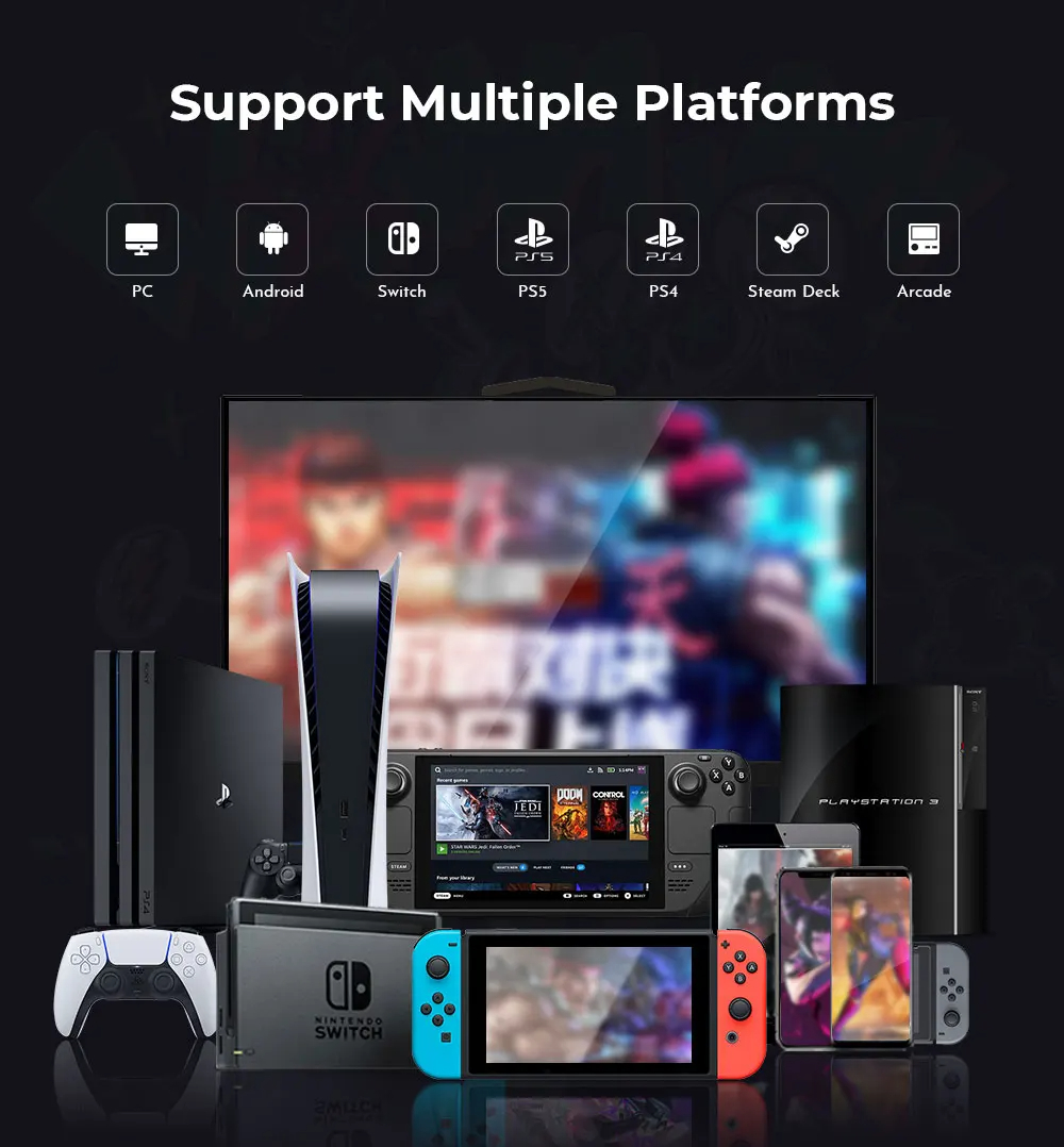 Haute42 E16 Mirrored Hitbox Leverless Controller สําหรับ PC/PS4/PS5 ...