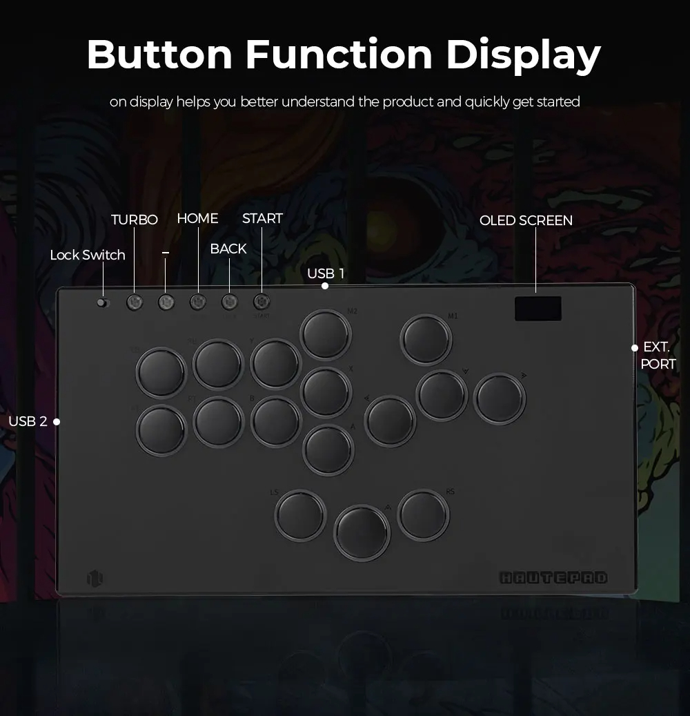 Haute42- COSMOX E16 Mirrored สําหรับซ้าย-Hander Leverless Controller จอ ...
