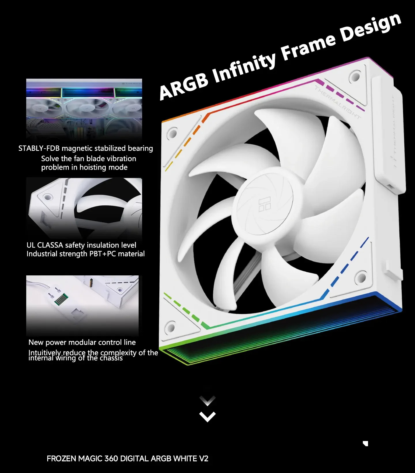 Thermalright FROZEN MAGIC 360 DIGITAL ARGB CPU Water Cooler หน้าจอ ...
