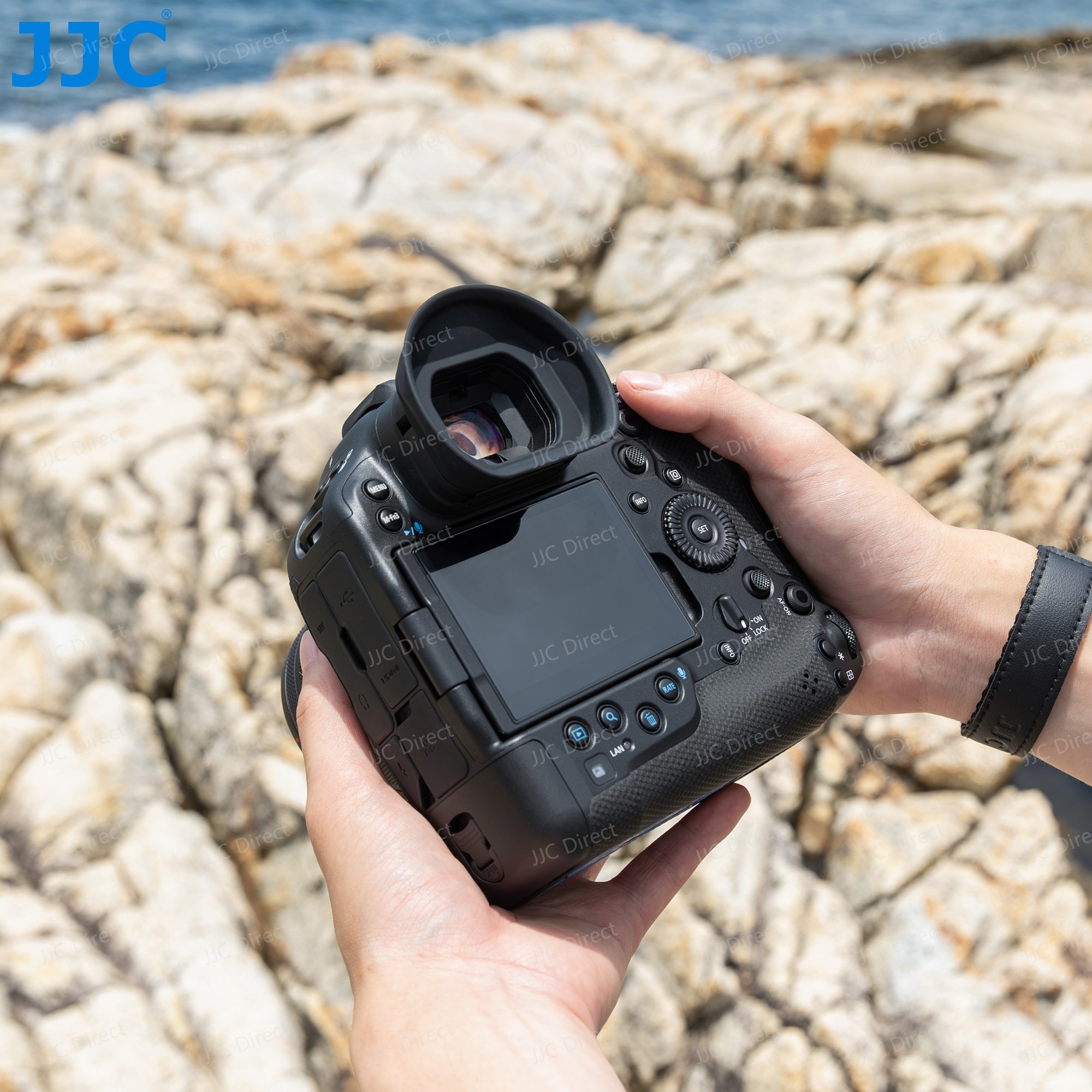JJC Camera Eyecup ยางรองตากล้อง Canon EOS R1 กล้อง Eyeshade Protector ...