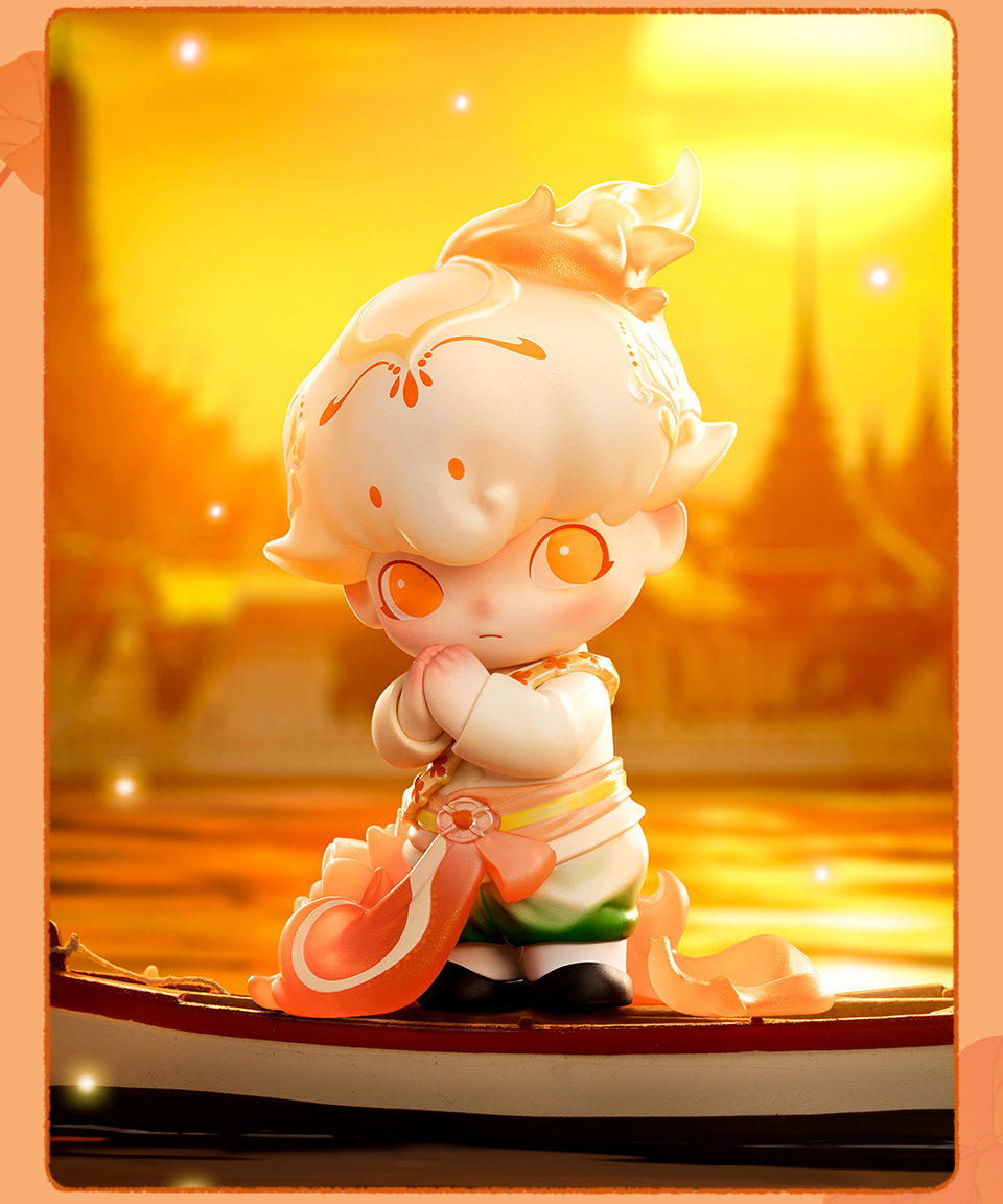 POP MART DIMOO Flaming Lotus Figure Combo Set | Shopee Thailand