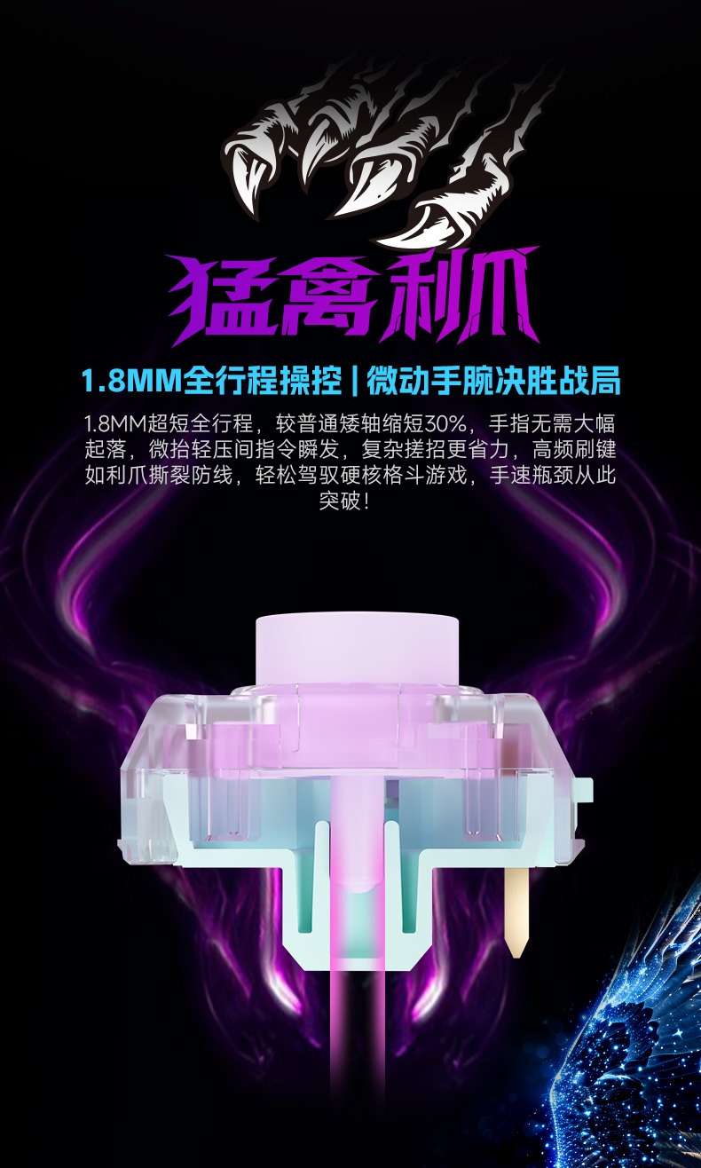 -LW- Kailh Saker MINI สวิทช์ Linear SWITCH Quick Trigger ที่กําหนดเอง ...