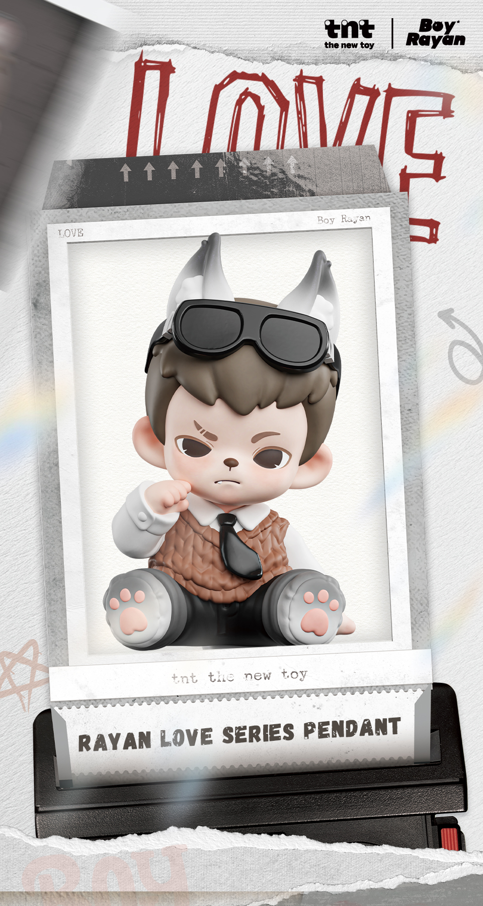 TNTSPACE Rayan Love Series Pendant Blind Box Figure ฟิกเกอร์ กล่องสุ่ม ...