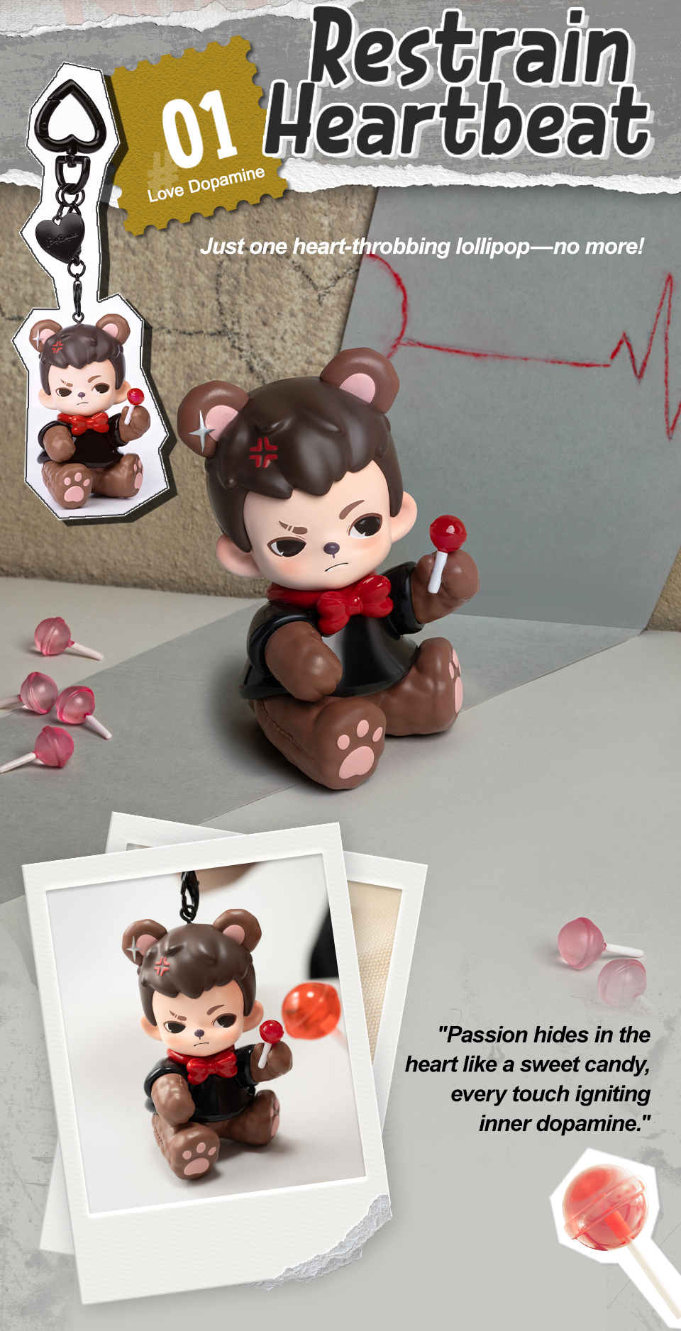 TNTSPACE Rayan Love Series Pendant Blind Box Figure ฟิกเกอร์ กล่องสุ่ม ...