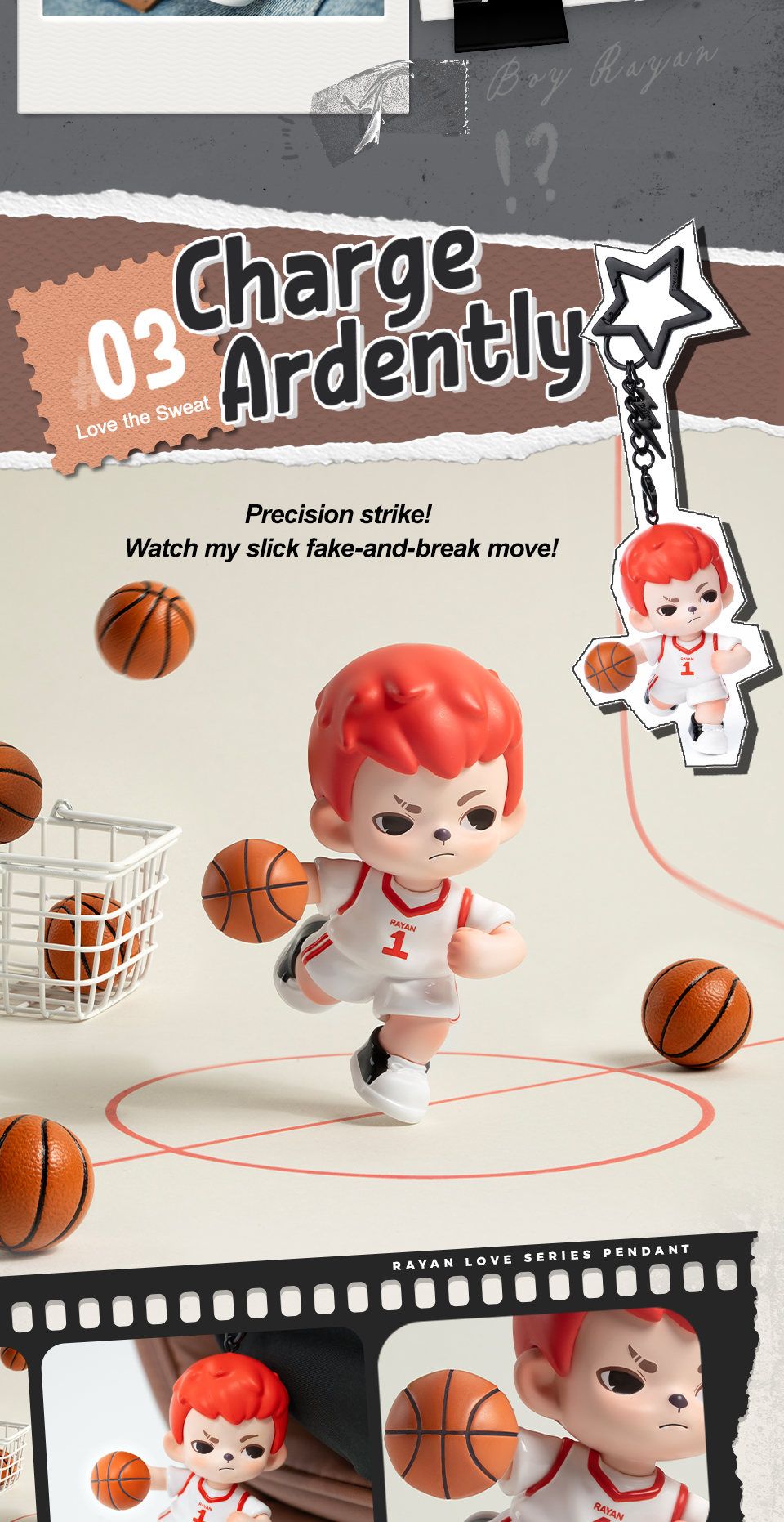 TNTSPACE Rayan Love Series Pendant Blind Box Figure ฟิกเกอร์ กล่องสุ่ม ...