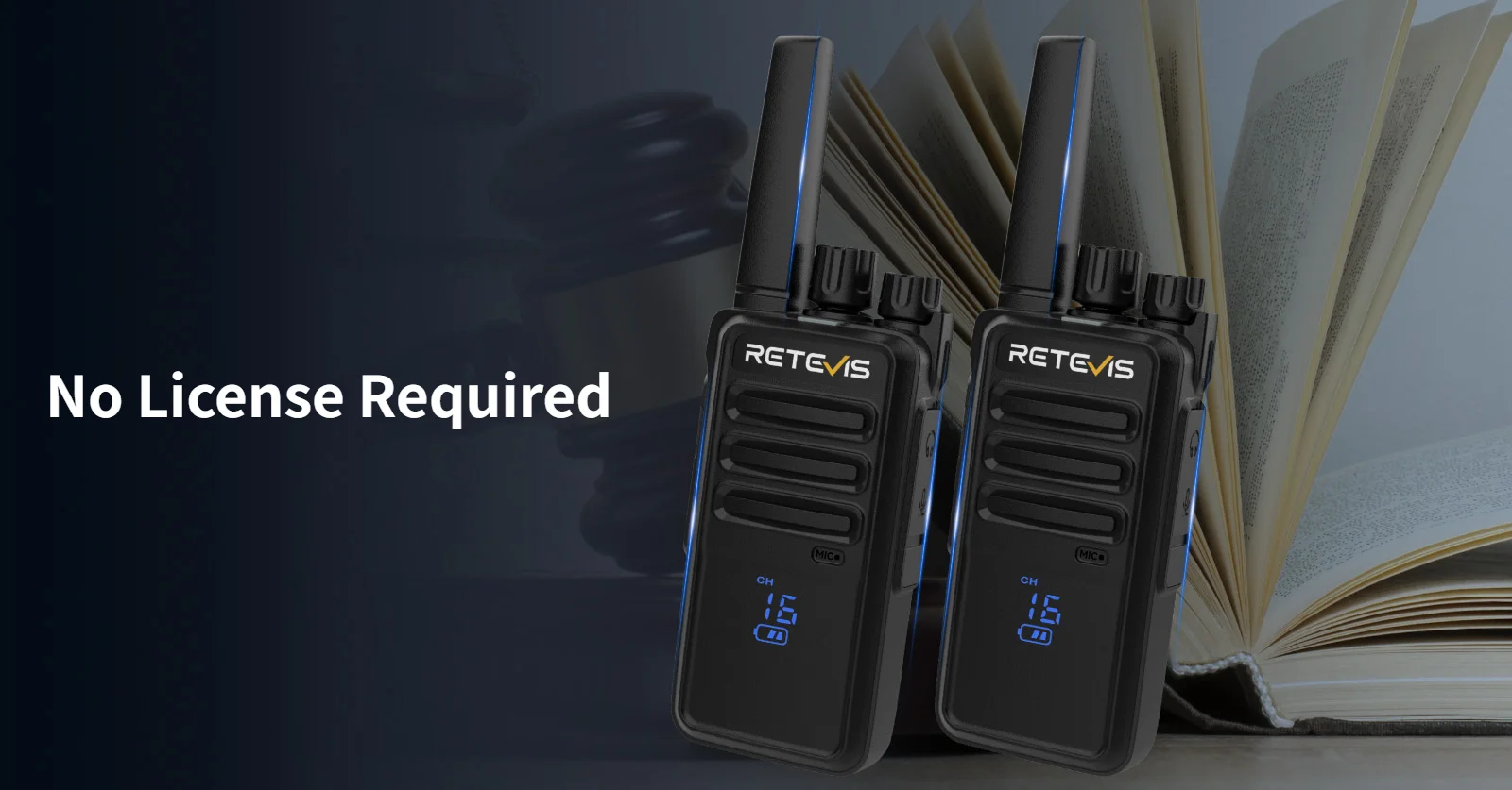 Retevis RT68H/RT668H FRS/PMR วิทยุสองทางแบบพกพา 1200mAh จอแสดงผลกุญแจ ...