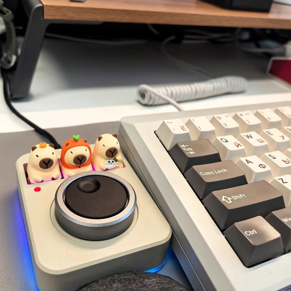 Beaver Keycap น่ารักการ์ตูนสร้างสรรค์ MX สวิทช์ 3D Mechanical Handmade ...