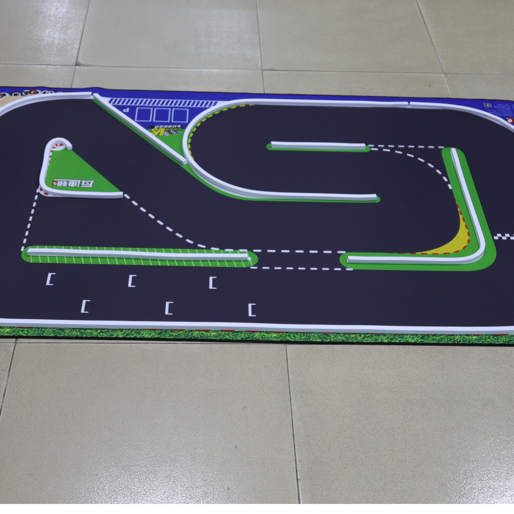 HSP-TinyGear 1420x900mm Race Runway Track ยางสําหรับ 1/64 1/76 RC Mini ...