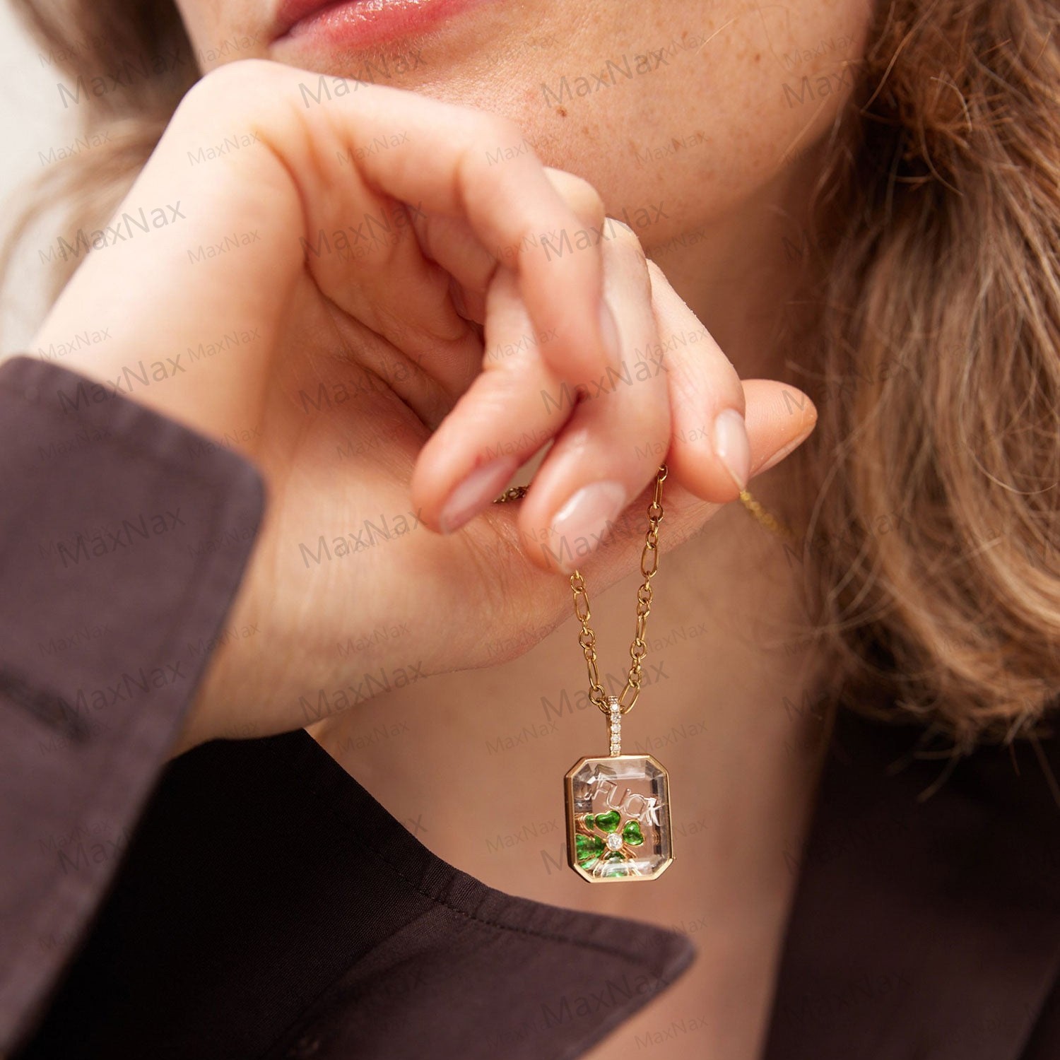 ใหม่ Rose Gold Memory Picture DIY เครื่องประดับกรอบรูปแก้ว Locket จี้ ...