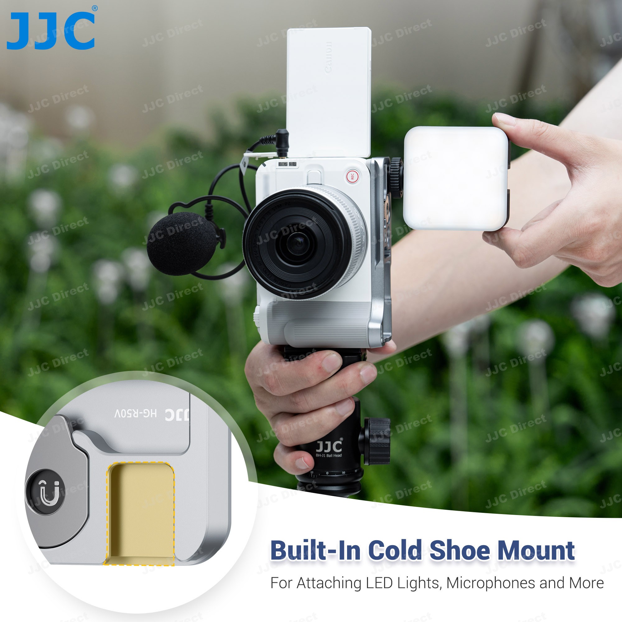 JJC Hand Grip สําหรับ Canon Eos R50V R50 V กล้อง L-Shape Handgrip พร้อม ...