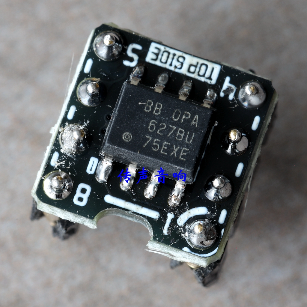 Dual Op Amp Replacement Lobamop OPA627 Single To Dual Op Amp Adapter ...
