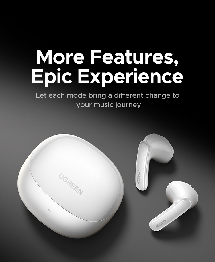 【ANC&ENC】UGREEN LightBuds Pro Bluetooth 6.0 Al Wind ลดเสียงรบกวน Hi-Res ...