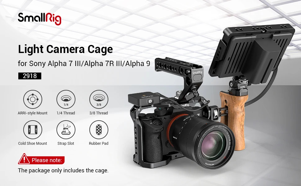 Smallrig DSLR สําหรับ A7 III A7R III A7M3 A9 กล้องสําหรับ Sony A7III ...