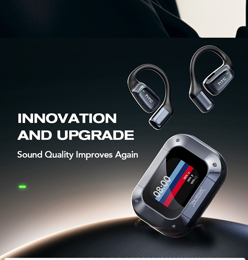 HTC NE25 หูฟังนักแปล หูฟังแปลภาษาเรียลไทม์ หูฟังไร้สาย หน้าจอสัมผัส ...
