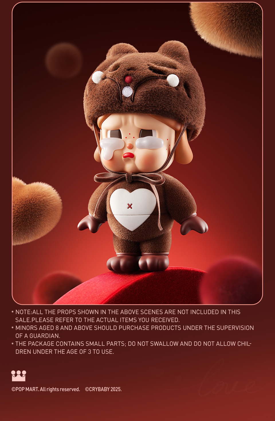 POP MART CRYBABY BE MINE FIGURINE | Shopee Thailand