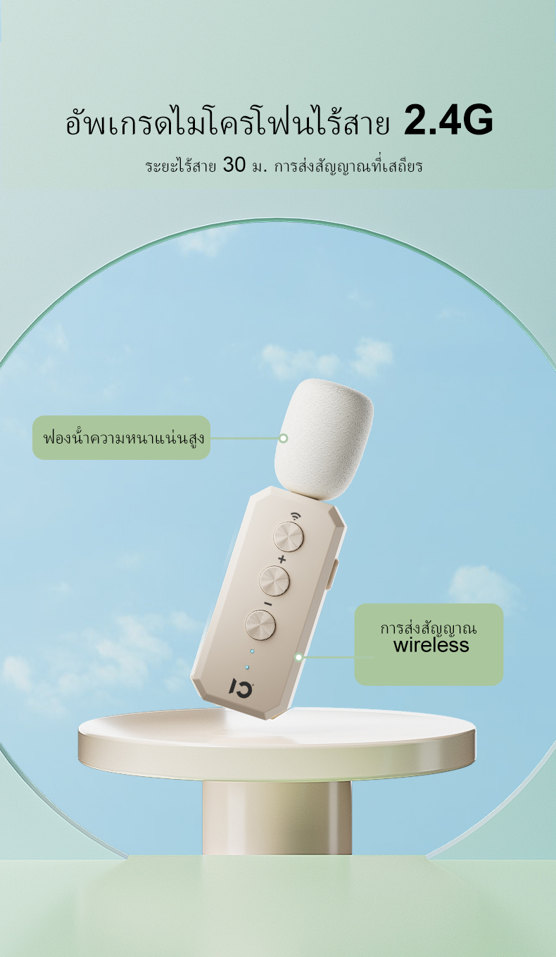 SHIDU S615 ไมค์ช่วยสอน ชุดหูฟังไมโครโฟนไร้สาย 2.4G ไมค์ช่วยสอนไมค์หนีบปก ไมค์ไร้สายช่วยสอนสำหรับครูอาจารย์