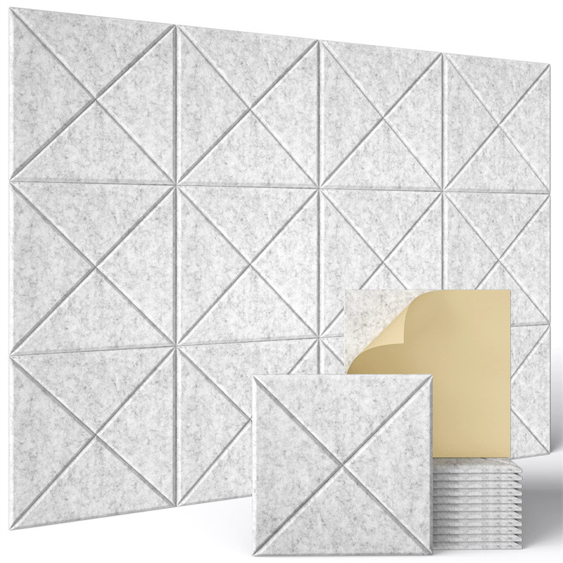 30 x 30 ซม. Square Sound Absorption Board Self-Adhesive Sound ...