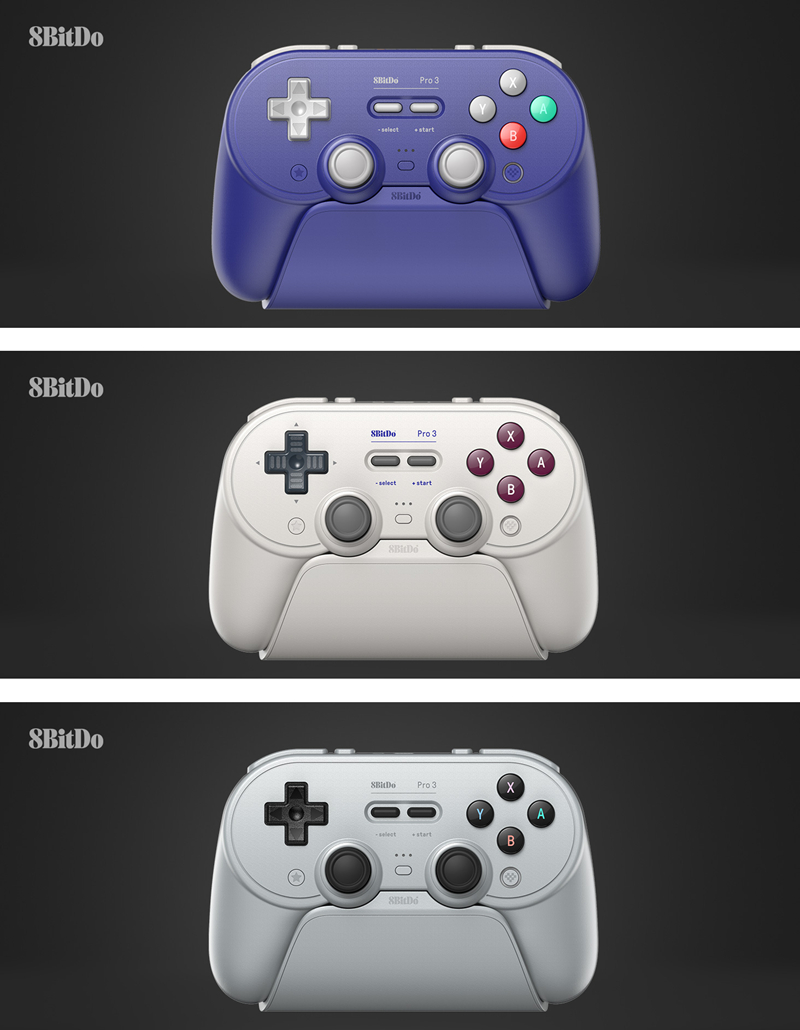 8BitDo Pro 3 ตัวควบคุมบลูทูธสําหรับ Nintendo Switch 2/สวิตช์ OLED ...