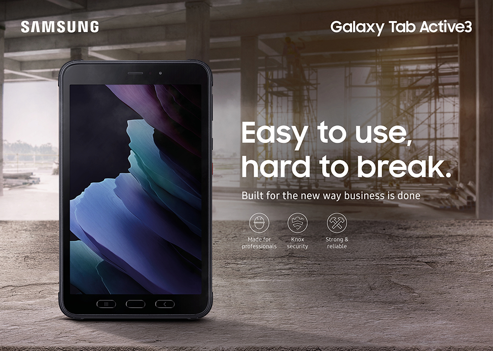 หน่วยมือสอง Samsung Galaxy Tab Active3 นิ้ว Touch T570 T577 SIM