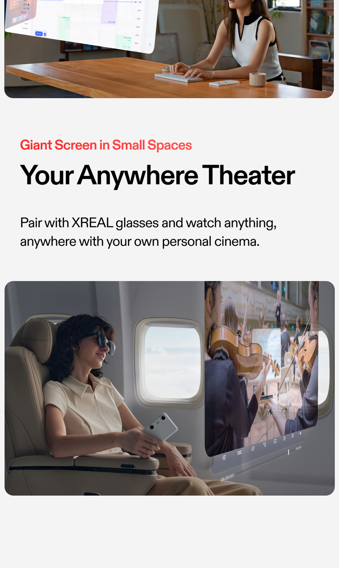【Global】XREAL Beam Pro Projection Box เชิงพื้นที่เทียบเทอร์มินัล True ...