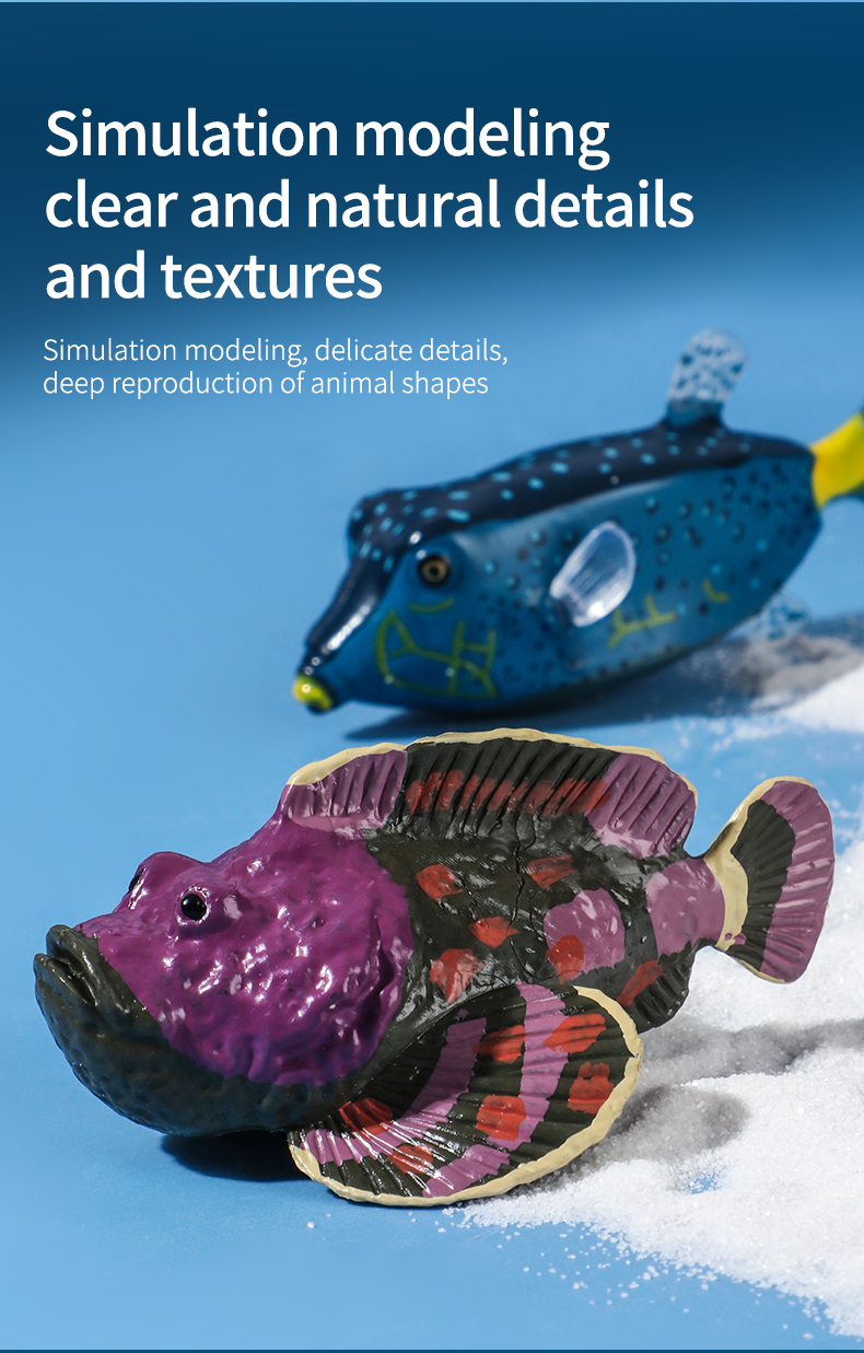 Sea Life รุ่น Stonefish ปลาแซลมอนเบสปลาบินปลาทูน่าขนาดเล็ก Marine Ocean ...