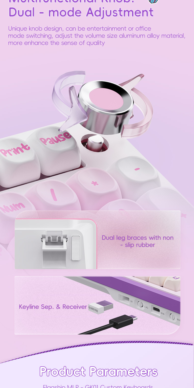 My Little Pony GK01 Mechanical Keyboard คีย์บอร์ดเกมมิ่งมีไฟแบ็คไลท์ ...