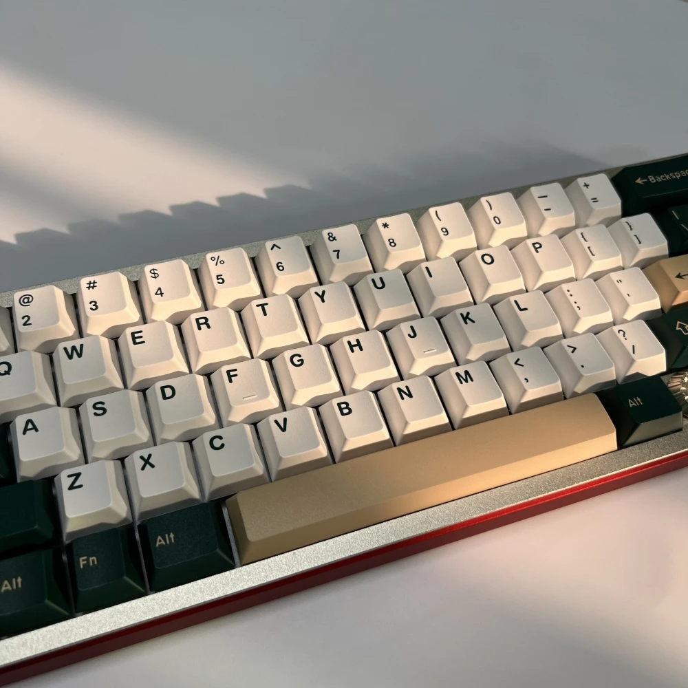163 คีย์ British Racing คีย์บอร์ด Keycaps โปรไฟล์เชอร์รี่ Double Shot ...