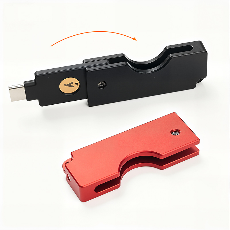 CNC Yubikey พับสําหรับ Yubikey 5 C NFC /Yubike 5 NFC C Flips /Yubo ...