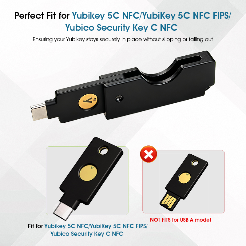 CNC Yubikey พับสําหรับ Yubikey 5 C NFC /Yubike 5 NFC C Flips /Yubo ...