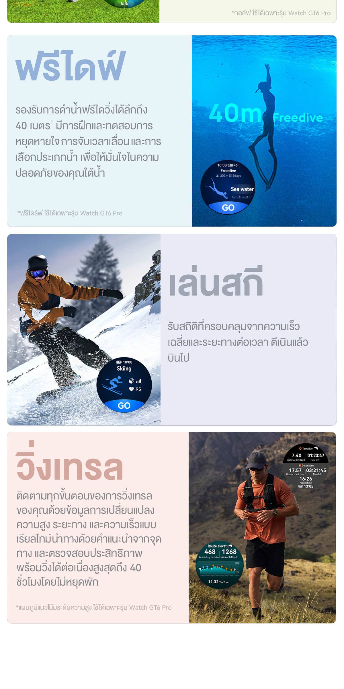 HUAWEI WATCH GT 6 Series นาฬิกา smart watch