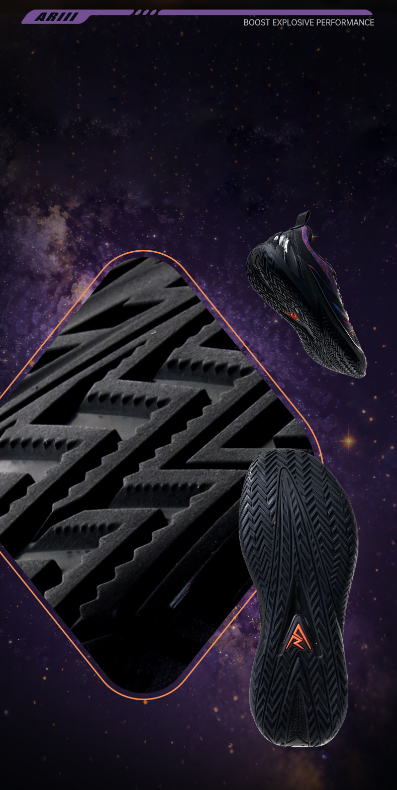 RIGORER Austin Reaves AR3 Apollo รองเท้าบาสเก็ตบอลระบายอากาศได้ดี ทนทาน ...
