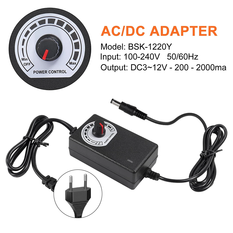 DECKER COD พัดลมหอยโข่ง ปรับรอบได้ 12V DC กับอะแคปเตอร์ ลมแรง พัดลม ...