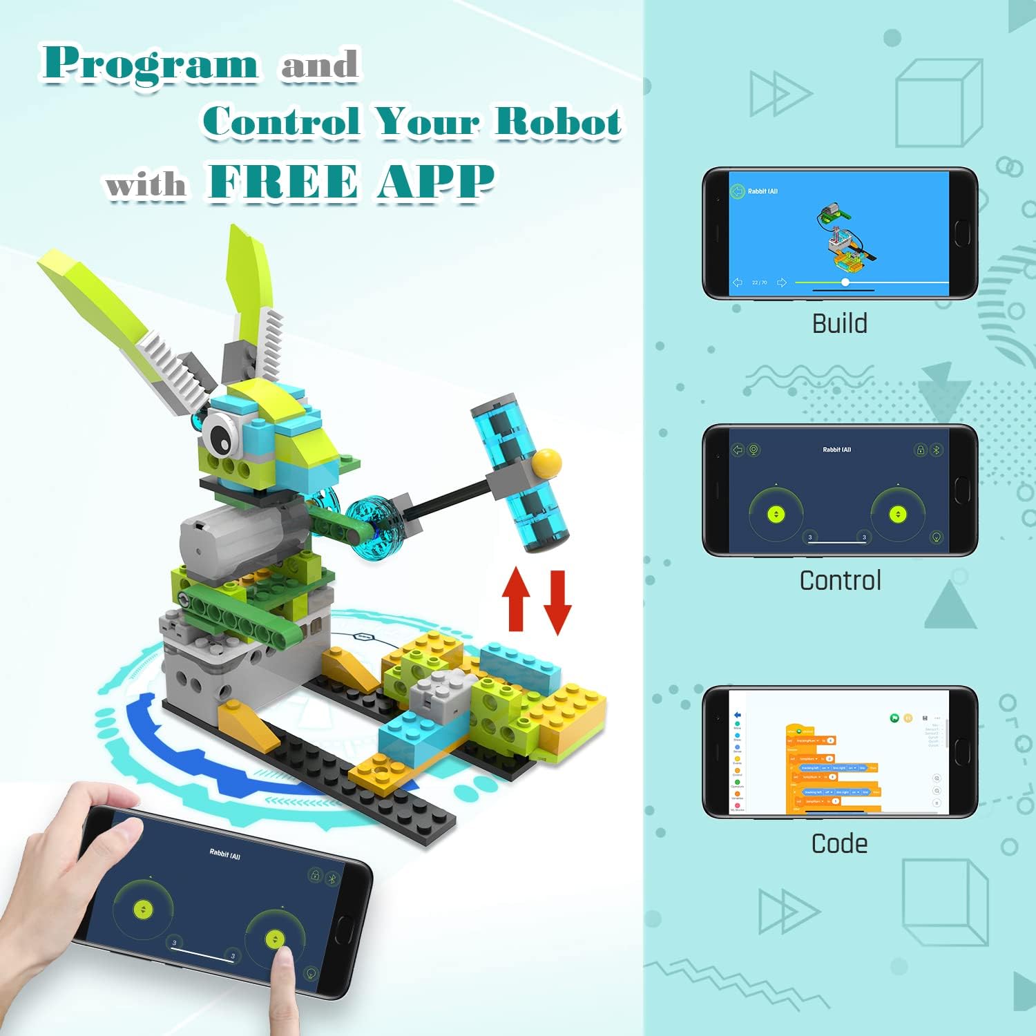 Makerzoid ROBOT MASTER STANDARD หุ่นยนต์ Coding kit (Scratch) ตัวต่อเล ...