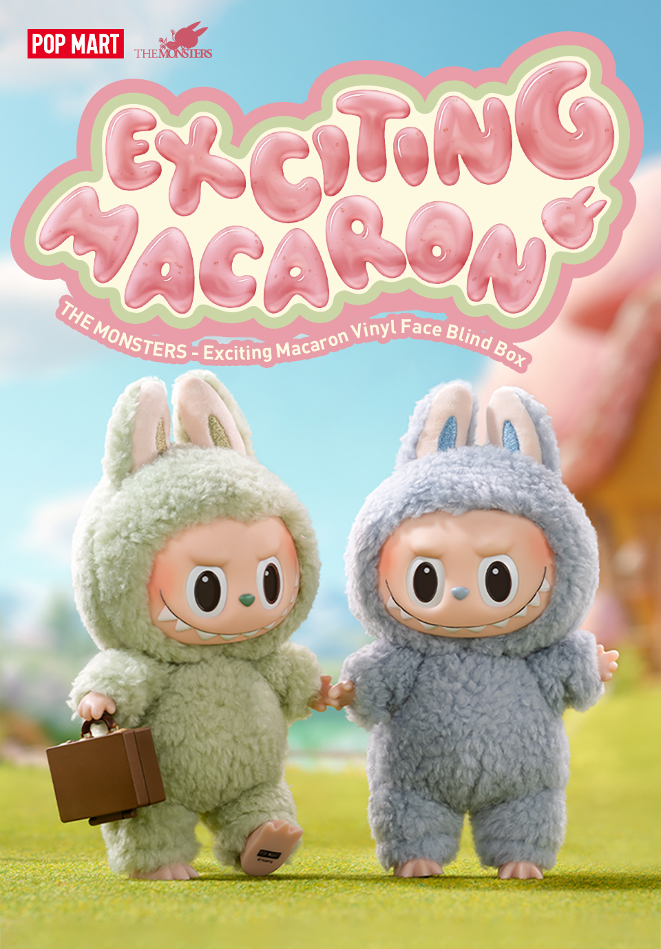 日本正規品、レシートありPopmart THE MONSTERS Macaron POP MART】THE MONSTERS Exciting Macaron Plush Toy