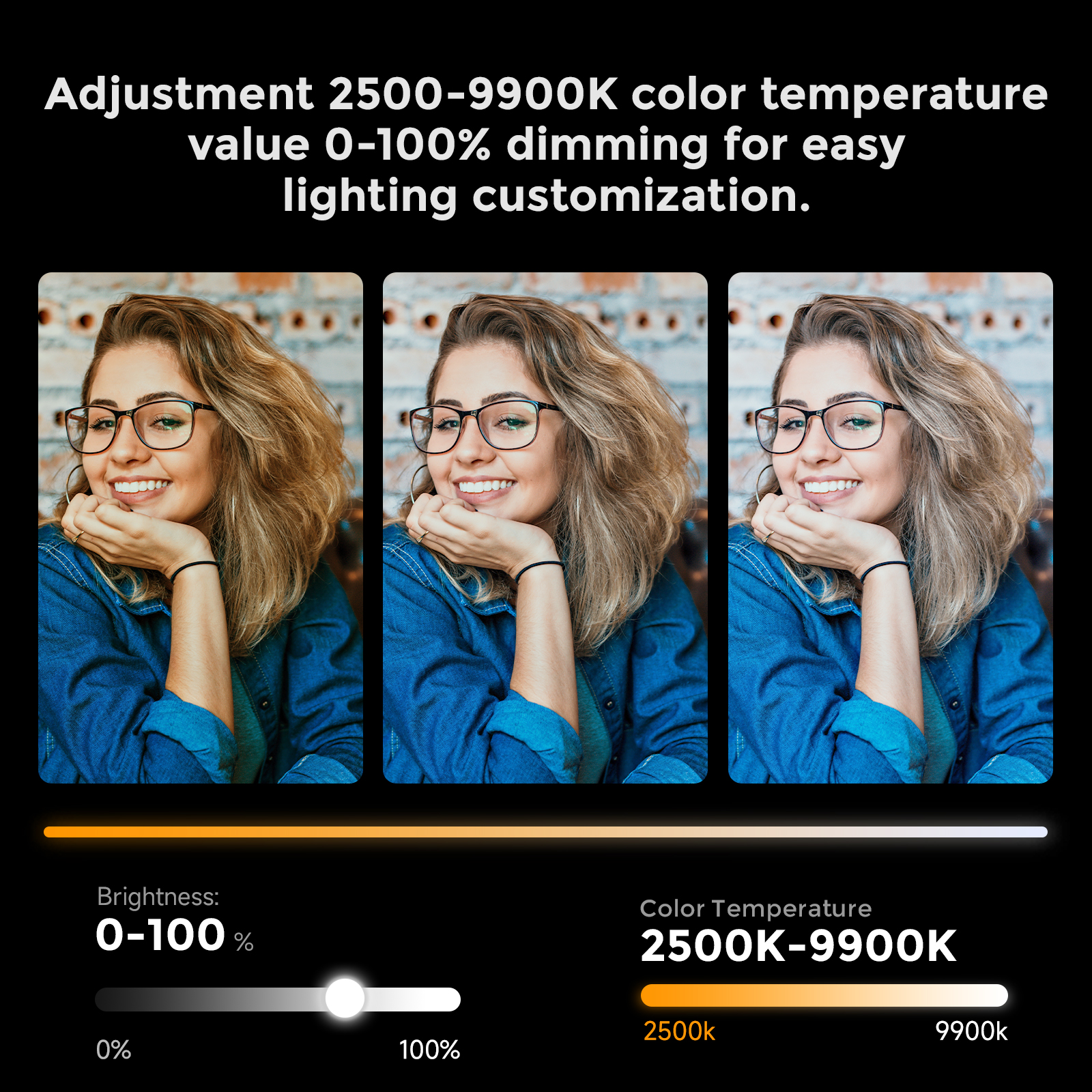 PHOTOLEX B320-S แท่งไฟ RGB, 10W 5200mAh, การควบคุม APP, 360° ครบสี ...