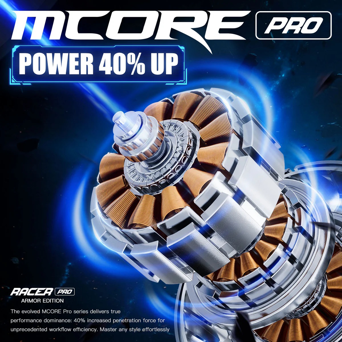 MAST Racer Pro Armor Edition เครื่องสักไร้สาย 4.2 มม. จังหวะ Mcore-pro ...
