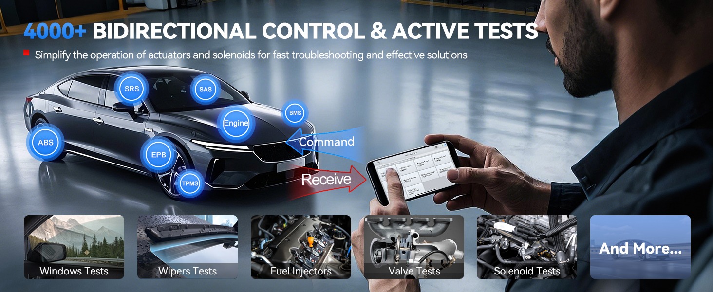 FREE UPDATES XTOOL A30D V2.0 OBD2 เครื่องสแกนเนอร์ OE ระดับ Full ระบบ ...
