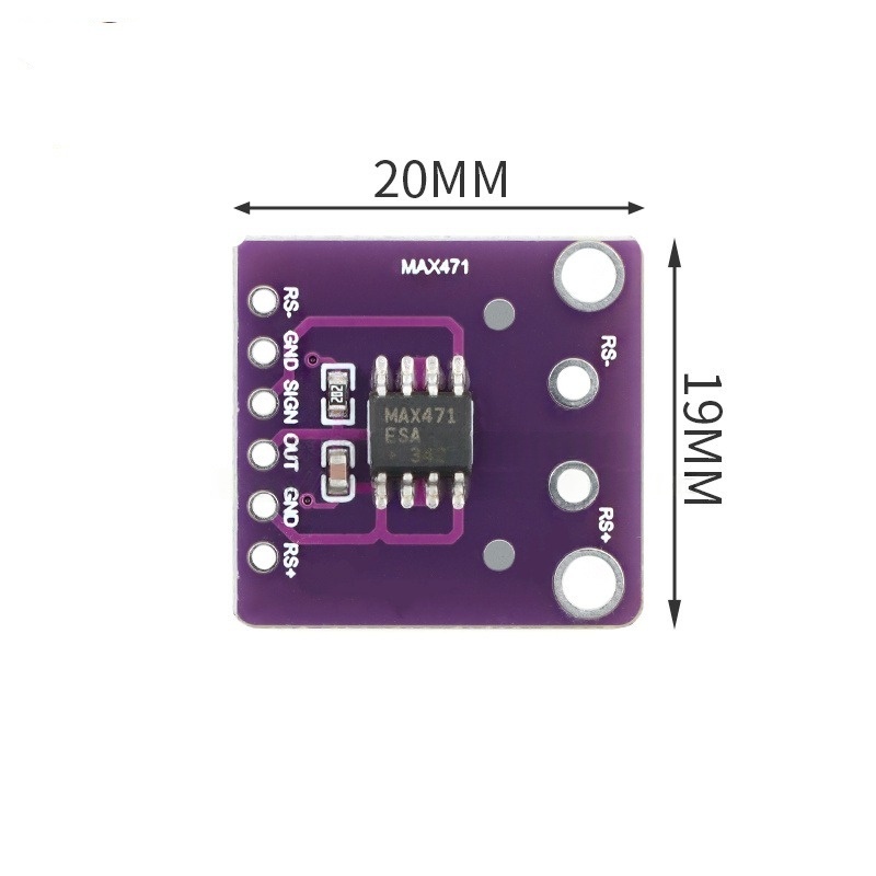 MAX471 โมดูลเซ็นเซอร์ปัจจุบัน โมดูลตรวจจับแรงดันไฟฟ้าปัจจุบัน 3A ช่วง ...